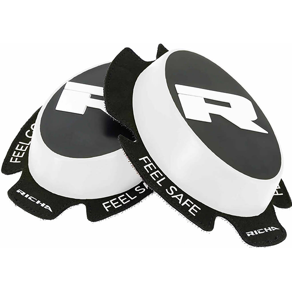 Richa Richa Racing 'R' knee sliders white